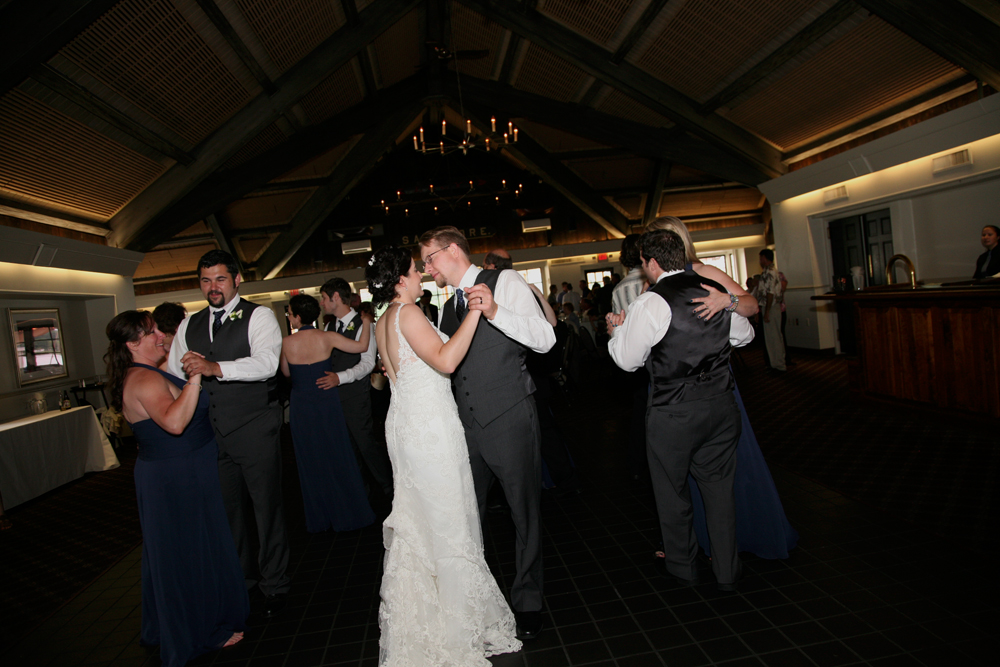 Bridal Party Dance at a wedding reception photographed by Atlantic Coast Entertainment